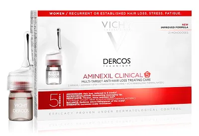 Vichy Dercos Aminexil Intensive 5 Donna 21 Fiale - Trattamento Anticaduta