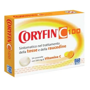 Coryfin C 100 Vitamina C 6,5 mg+112,5 mg 24 Caramelle Tosse