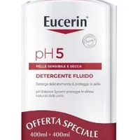 Eucerin Bipacco Ph5 Fluido Detergente 400 Ml + 400 Ml
