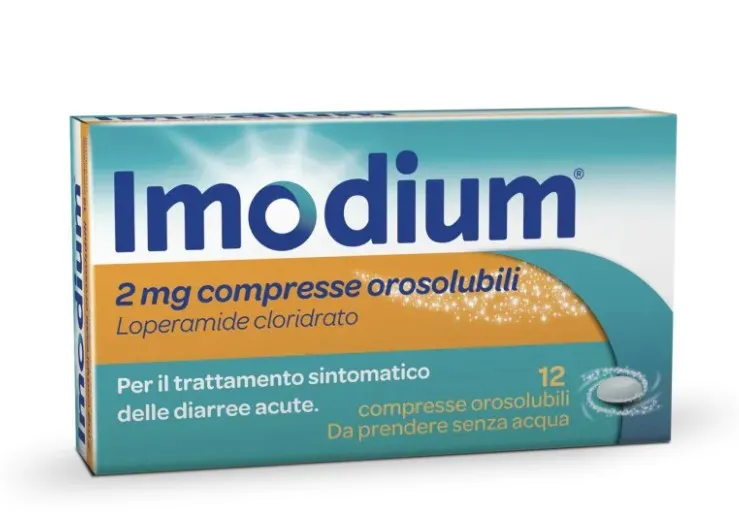 Imodium 12 Compresse Orosolubili - Trattamento della Diarrea Acuta