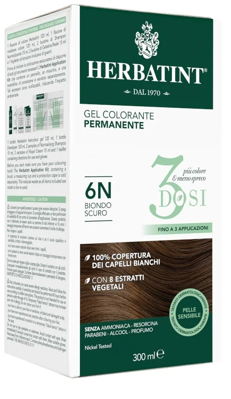 Herbatint 3Dosi 6N 300 Ml 