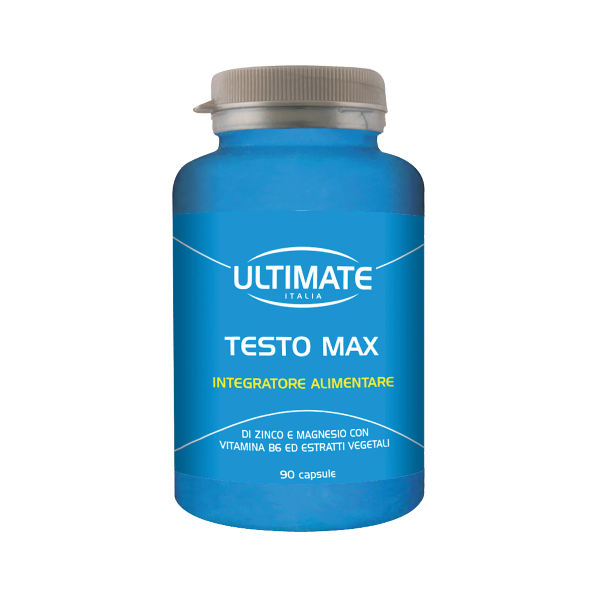 Ultimate Italia Testo Max Integratore Zinco Magnesio Vitamina B6 Estratti Vegali 90 Capsule