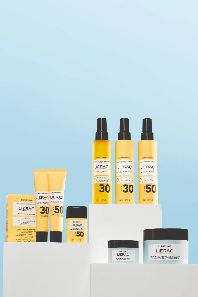 Lierac Sunissime Crema Doposole Sorbetto Viso 50 Ml Idratante e Lenitiva