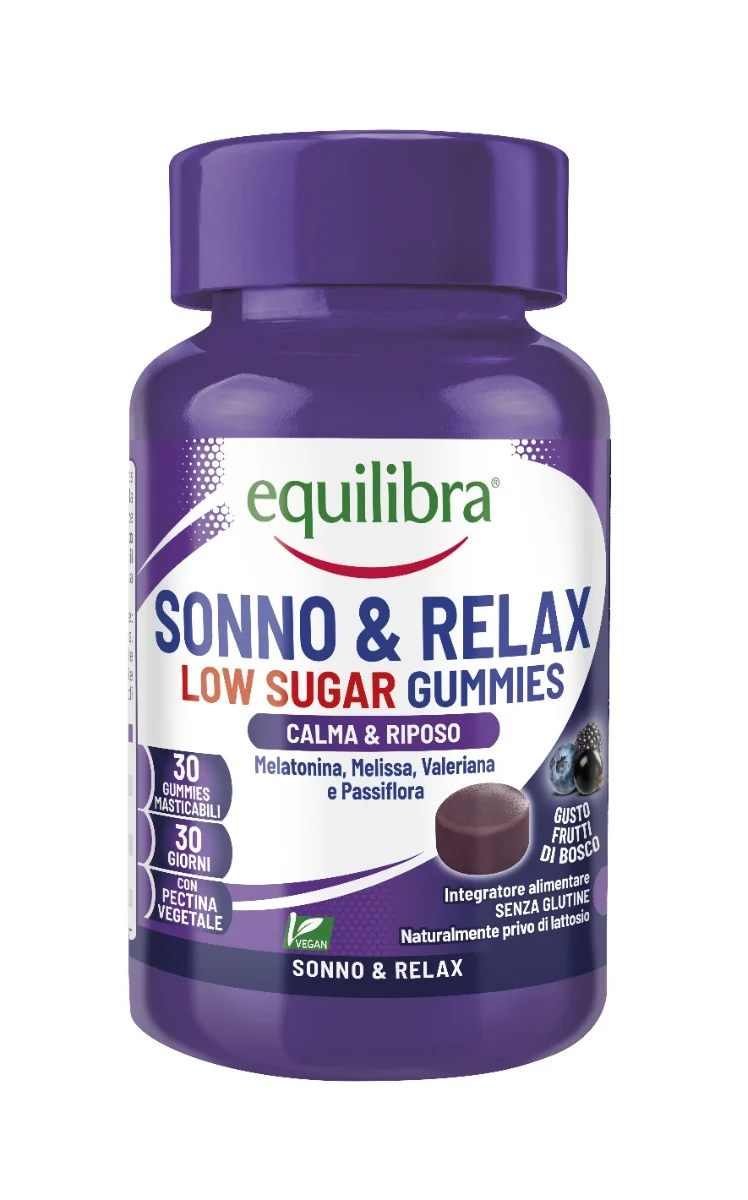 Sonno & Relax Low Sugar 30 Gumm Melatonina