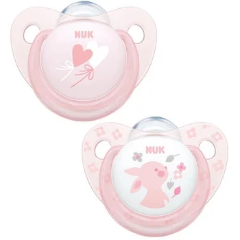 Nuk Succhietto R&B Rosa Sil 0-6M
