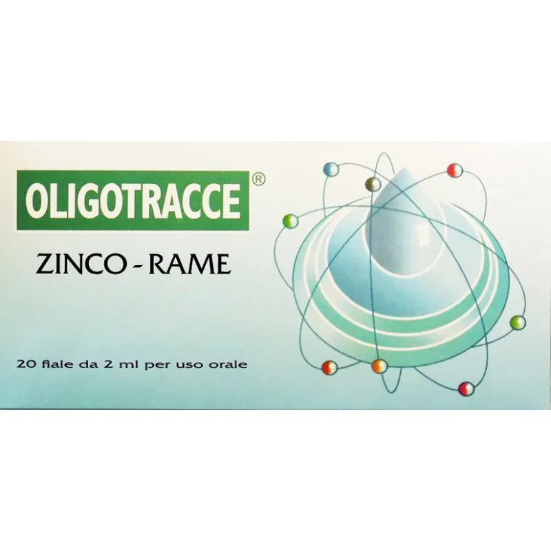 Oligotracce Zinco Rame 20F 2Ml