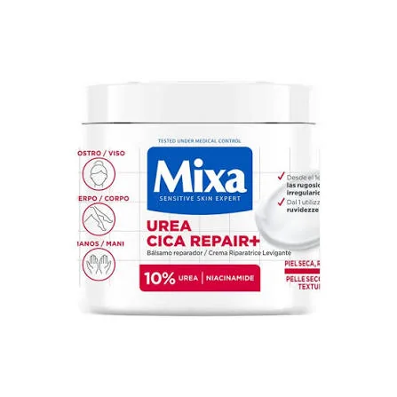 Mixa Body Urea Cica Repair Crema Rigenerante 400 Ml Levigante