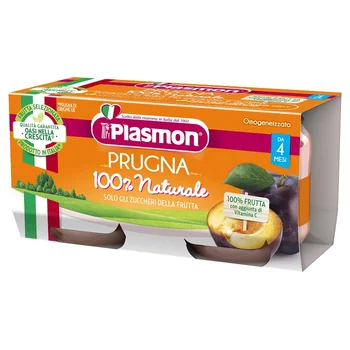 Plasmon Omog Prugna 2X80G Senza Glutine