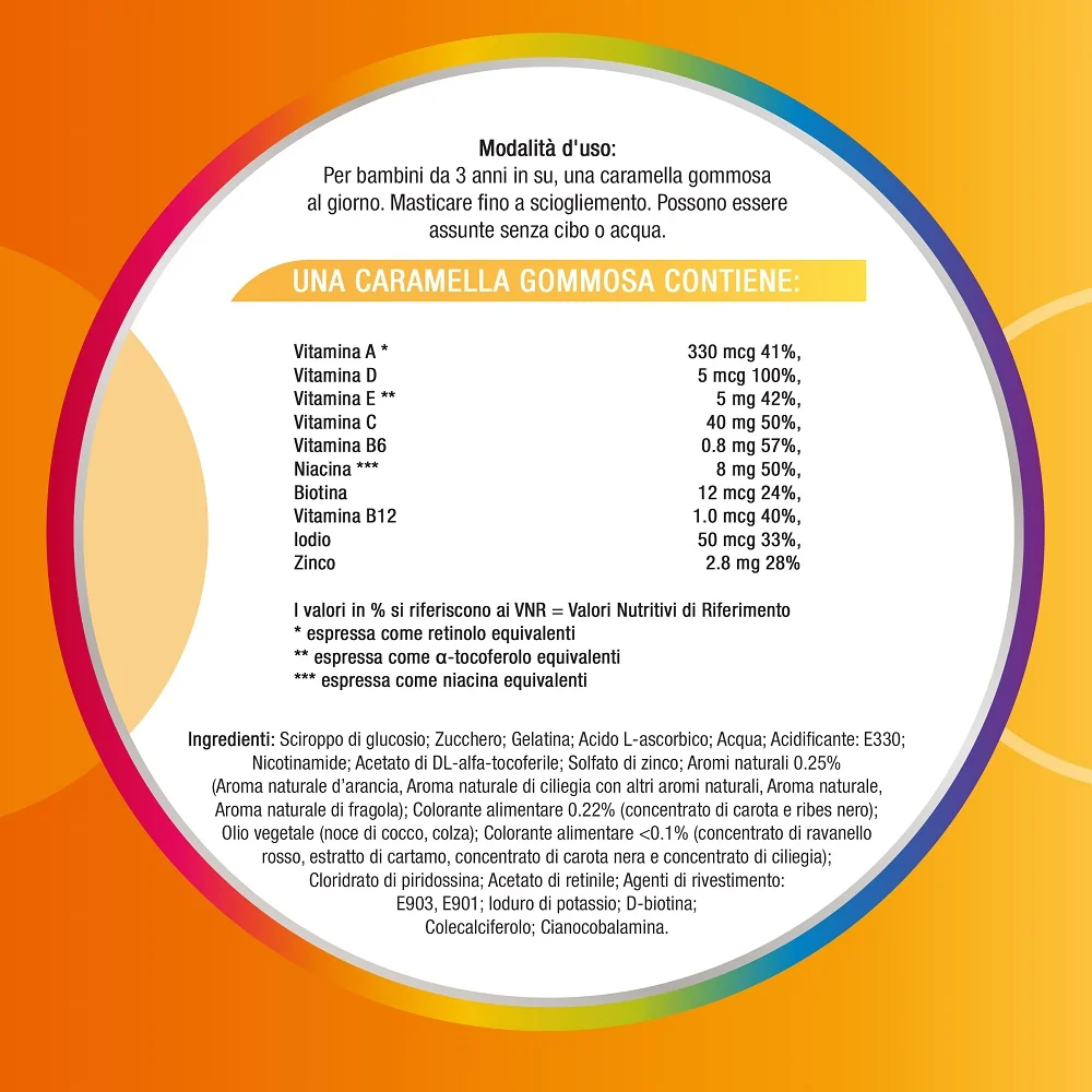 Multicentrum Vitagummy Bambini 30 Caramelle Gommose Multivitaminico