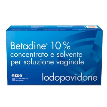 Betadine 10% Soluzione Vaginale 5 Flaloidi + 5 Flaconi + 5 Cannule