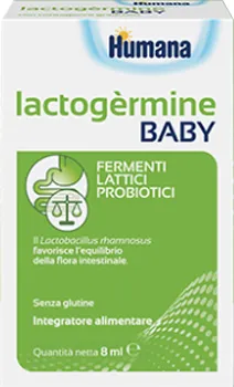 HUMANA LACTOGÈRMINE BABY GOCCE INTEGRATORE FERMENTI LATTICI GOCCE 7,5G