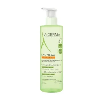 A-Derma Exomega Control Gel 2in1 500 ml Per Pelle Secca e a Tendenza Atopica