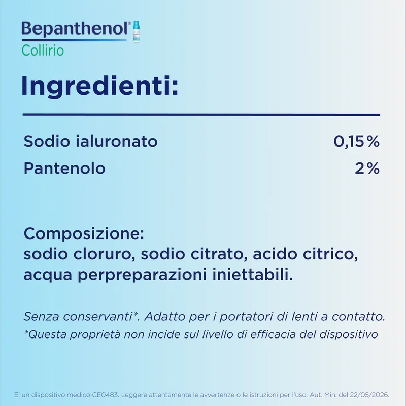 Bepanthenol Collirio 20Monod