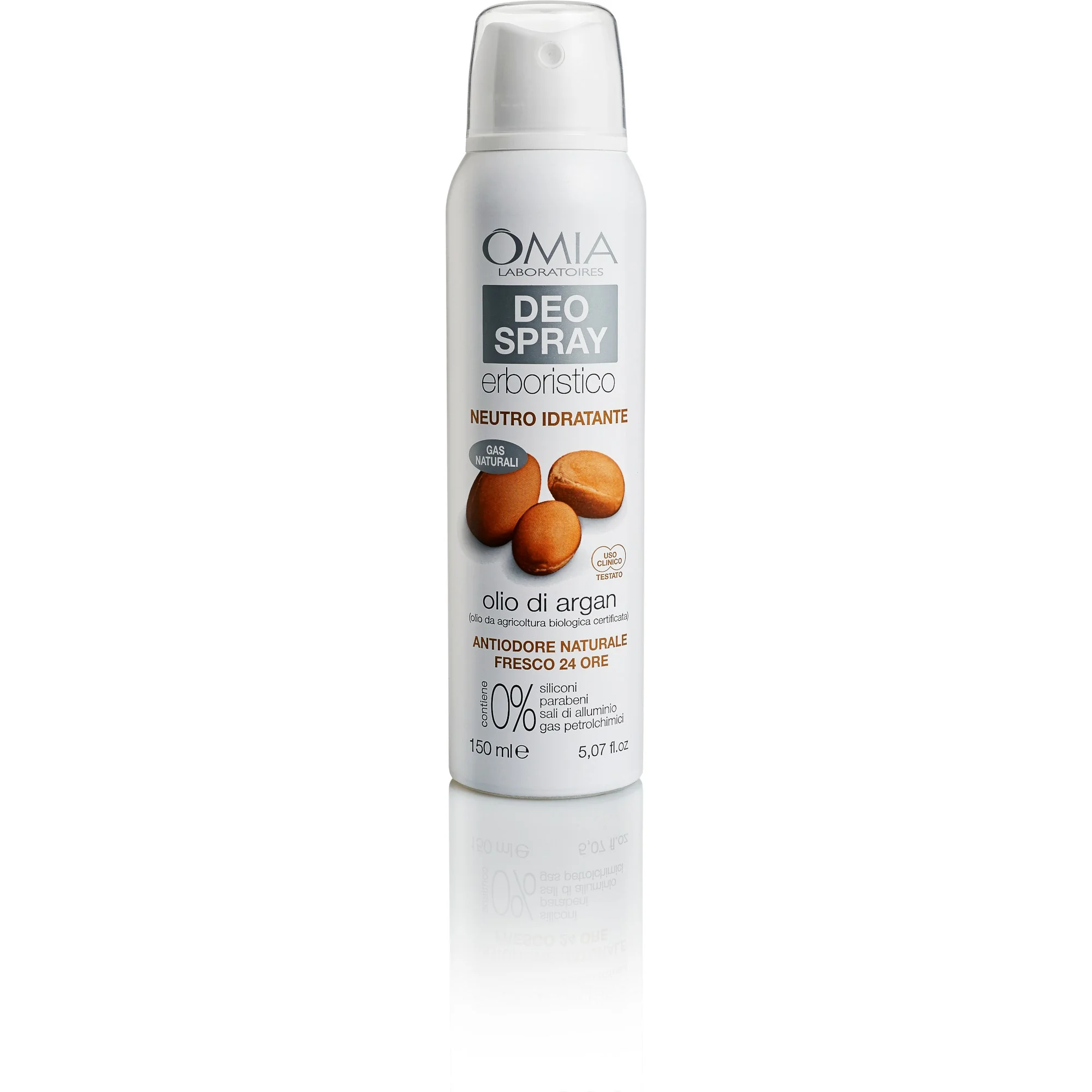 Omia Deo Spray Erboristico con Olio di Argan Bio 150 ml
