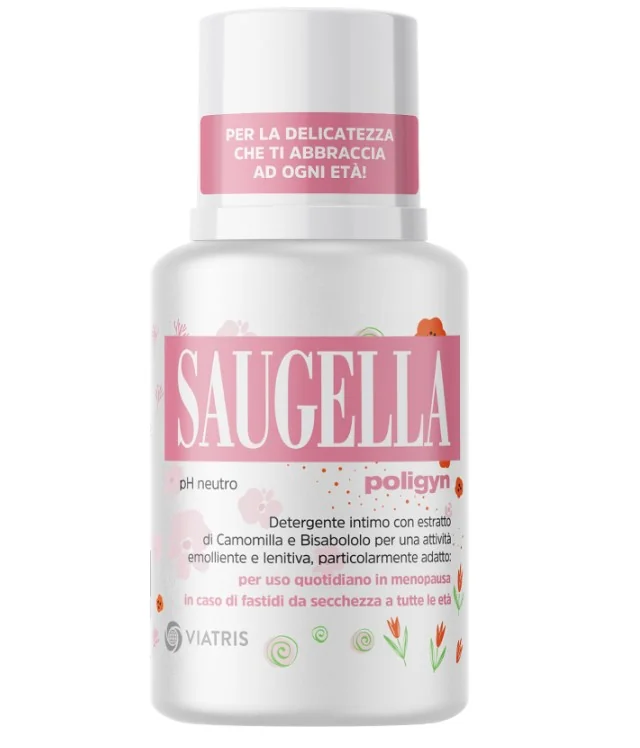 Saugella Poligyn Ph Neutro Detergente Intimo 100 ml Azione Lenitiva