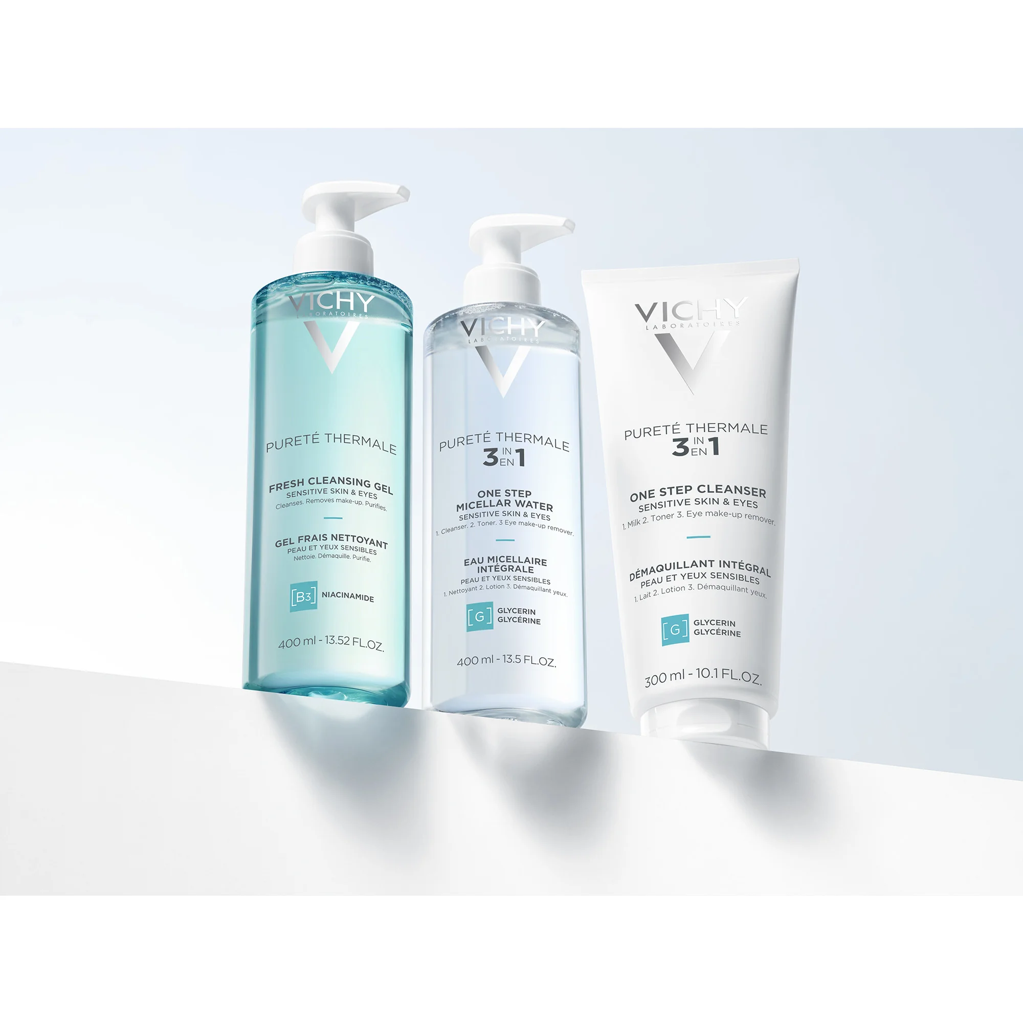 Vichy Pureté Thermale Latte Struccante 3in1 Detergente, tonico e struccante
