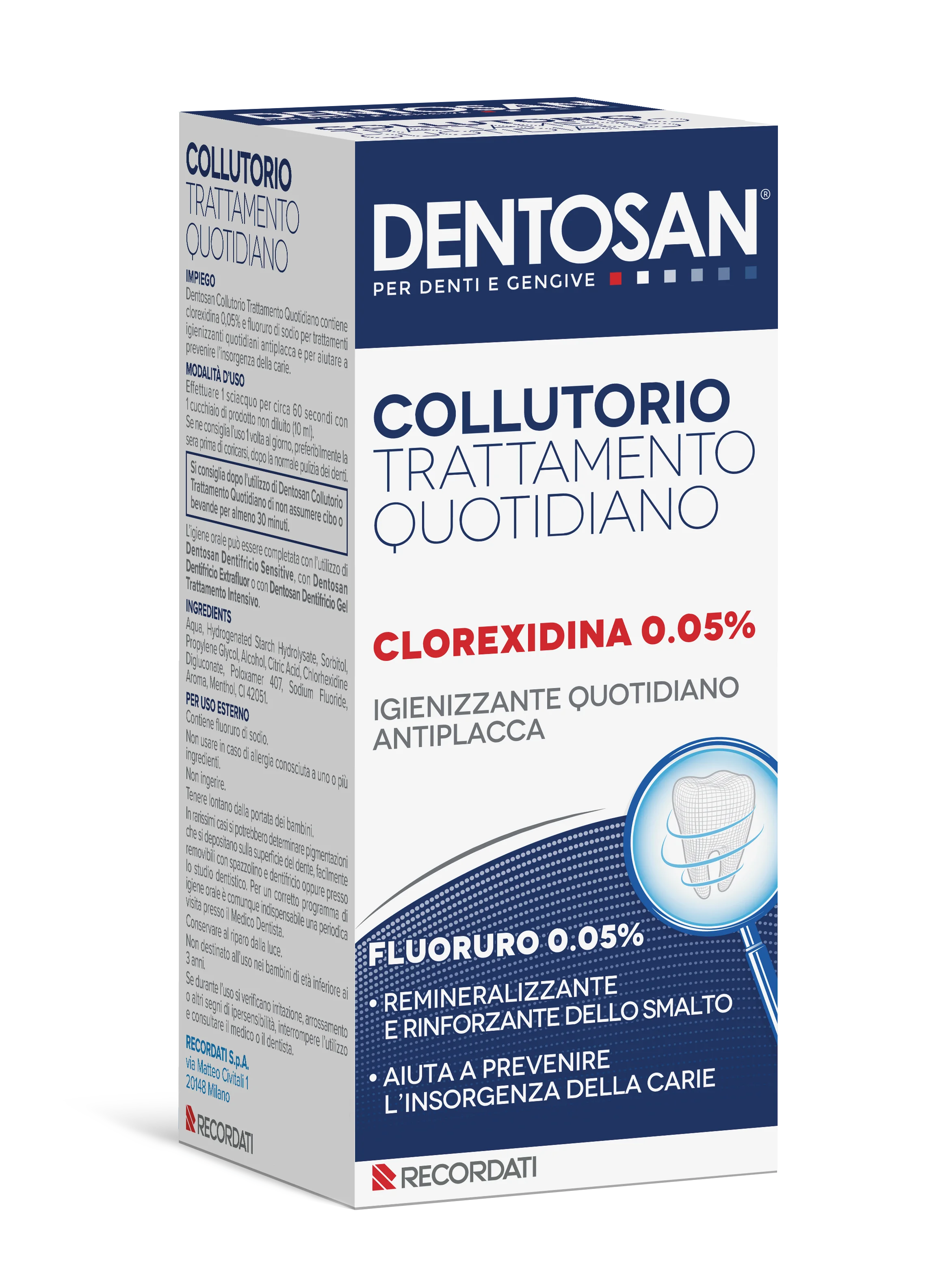 Dentosan Trattamento Quotidiano Collutorio 200 ml Clorexidina 0,05%