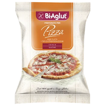 Biaglut Preparato per Pizza Senza Glutine 500 g Come la Pizza Tradizionale