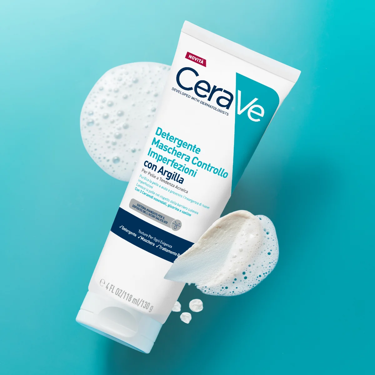 Cerave Detergente Maschera Controllo Imperfezioni 118 Ml
