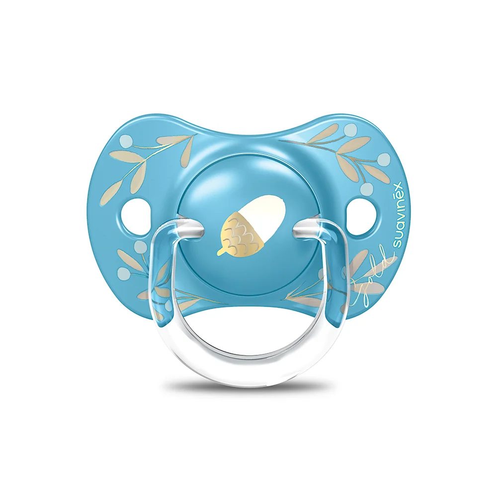 Suavinex Gold Succhietto Silicone +18 Mesi  Azzurro