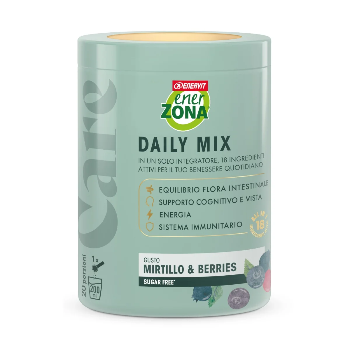 Enerzona Care Daily Mix Mirtillo e Berries 400 g Benessere Quotidiano