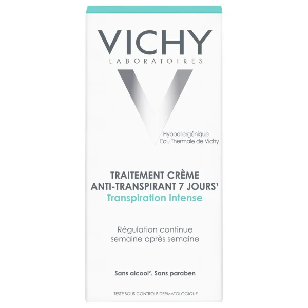 Vichy Deodorante in Crema 30 Ml Antitraspirante per Controllo della Sudorazione a lunga durata