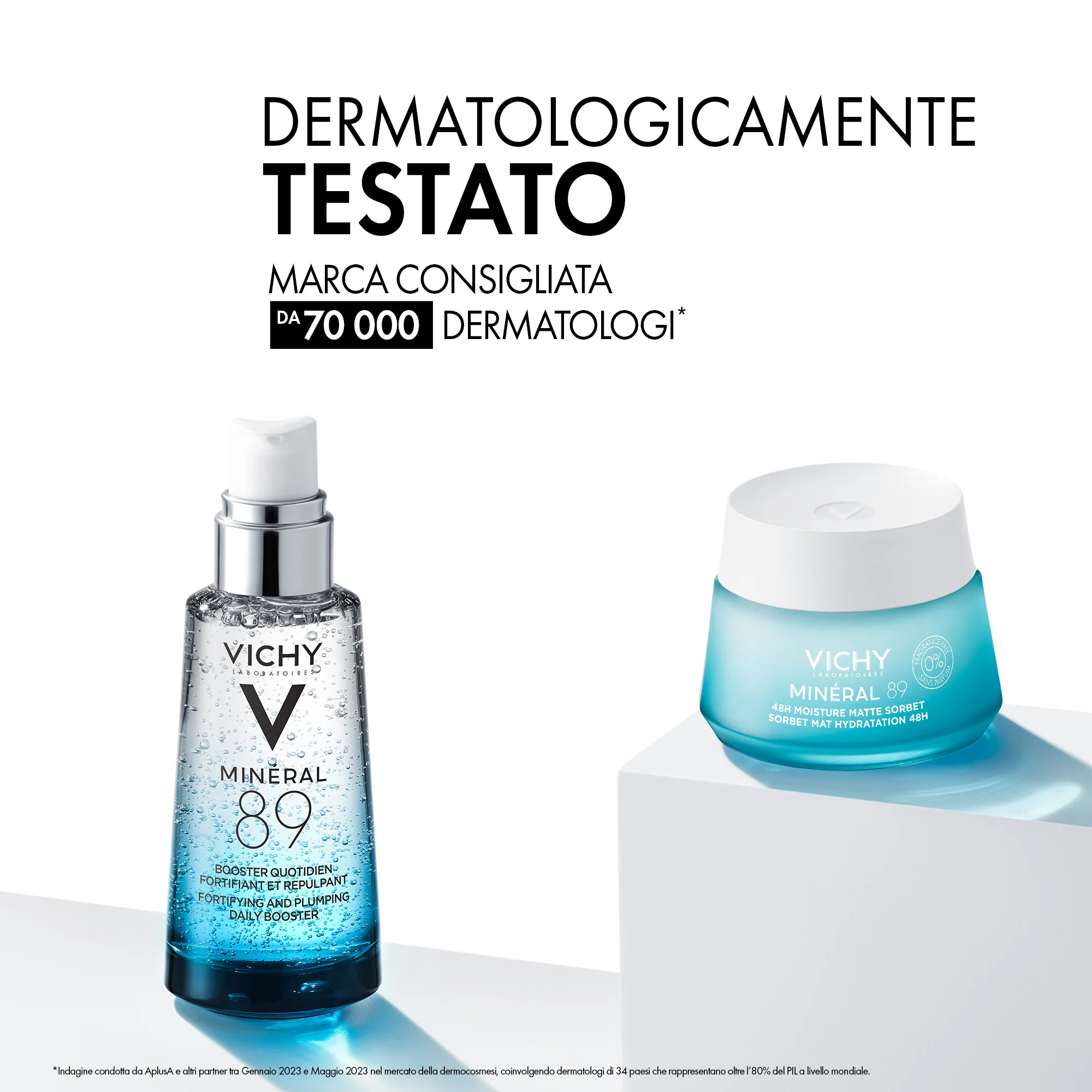 Vichy Mineral 89 Oily Skin Cream 50 Ml Gel sorbetto idratante