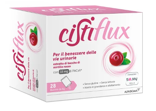 Cistiflux 28 Bustine Integratore Vie Urinarie