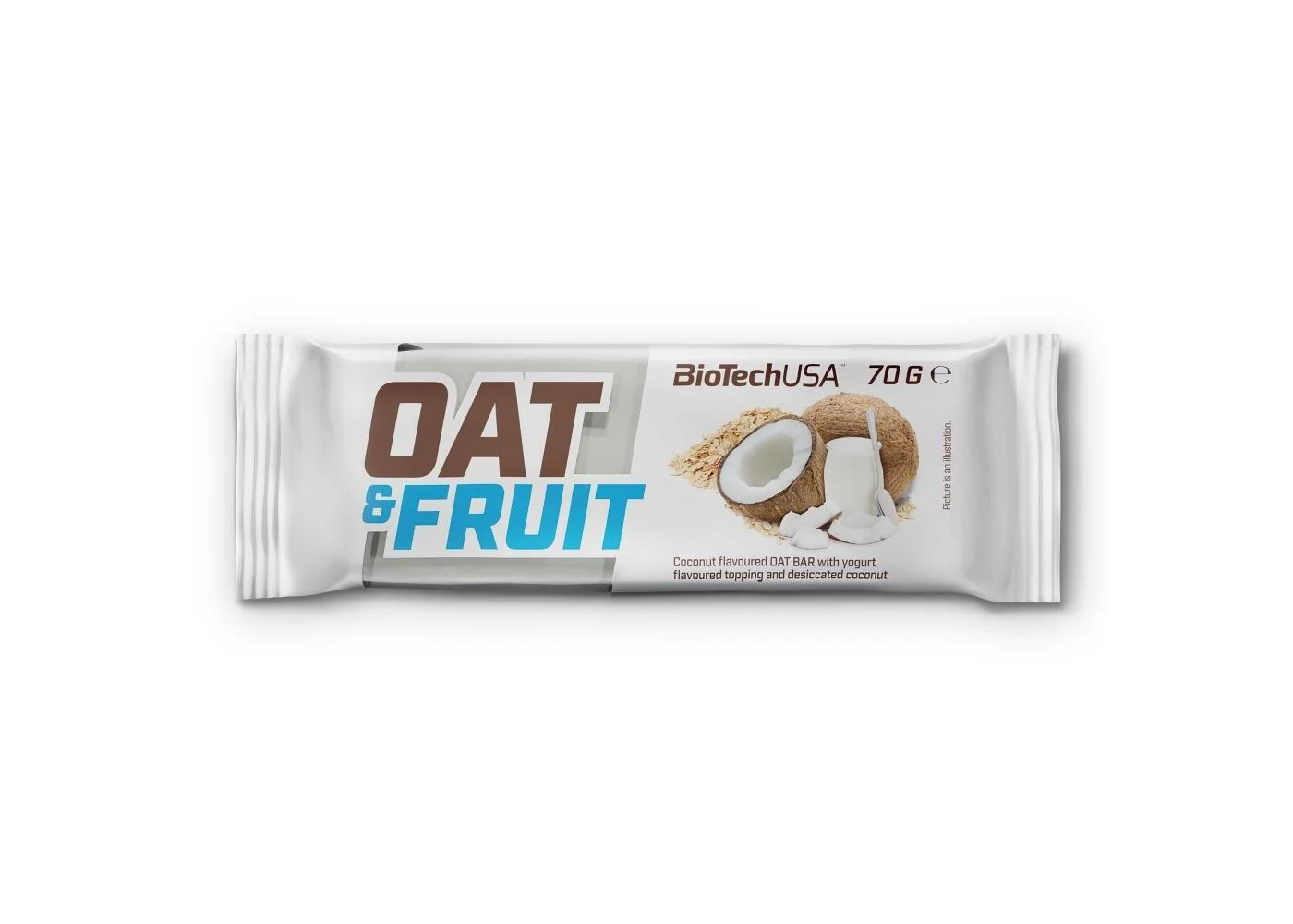 Biotechusa Oat & Fruit Bar Cocco-Yogurt 70 g Barretta Energetica