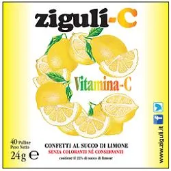 Zigulì-C Limone con Vitamina C 40 Palline