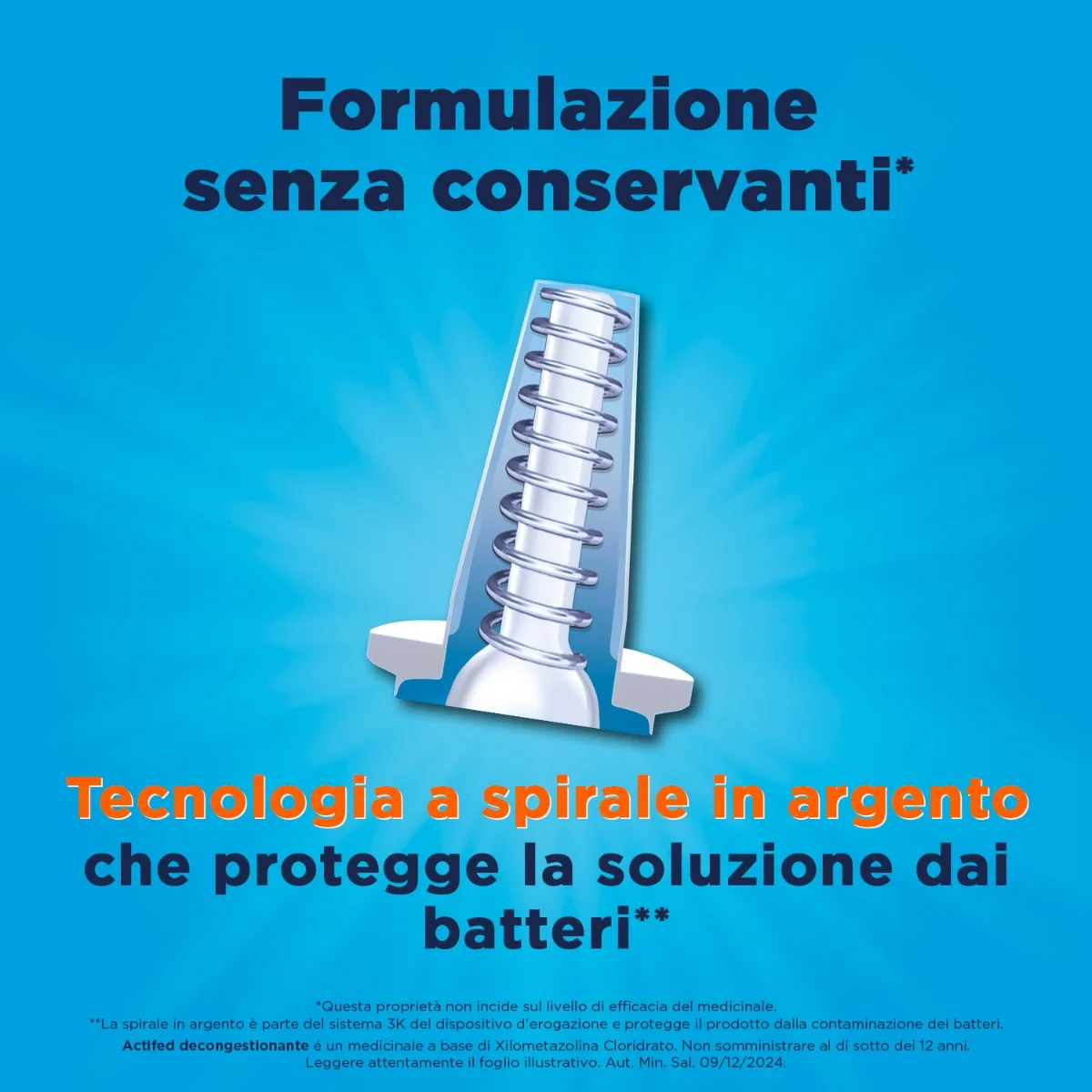 Actifed Spray Nasale 10 Ml Decongestionante Rinite e Sinusite