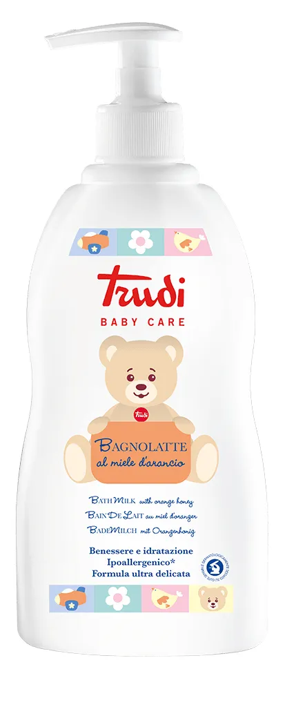 Trudi Baby Care Bagnolatte 500 ml Bagnetto quotidiano neonati e bambini