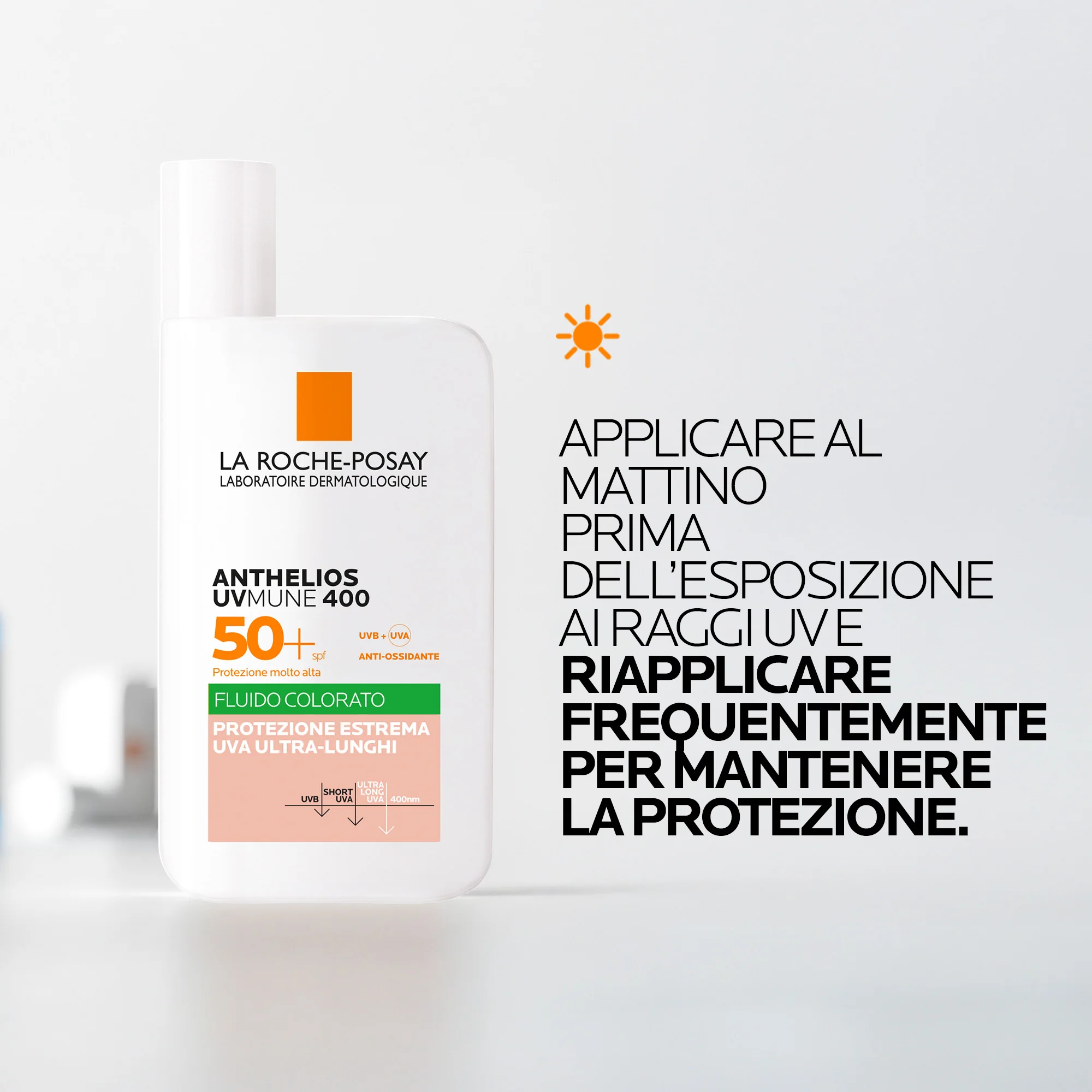 La Roche Posay Anthelios Fluido Oil Tt Uvmune Spf 50 + 50 Ml Protezione dai Danni Cellulari