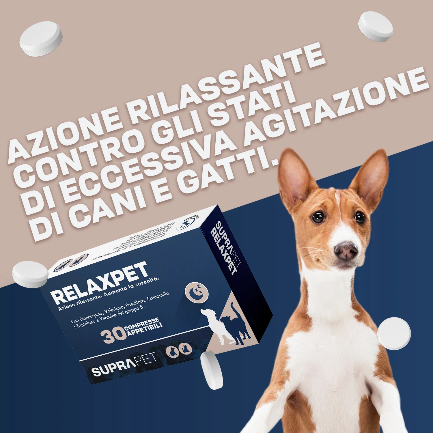 Suprapet Relaxpet 30Cpr Con Vitamine del Gruppo B