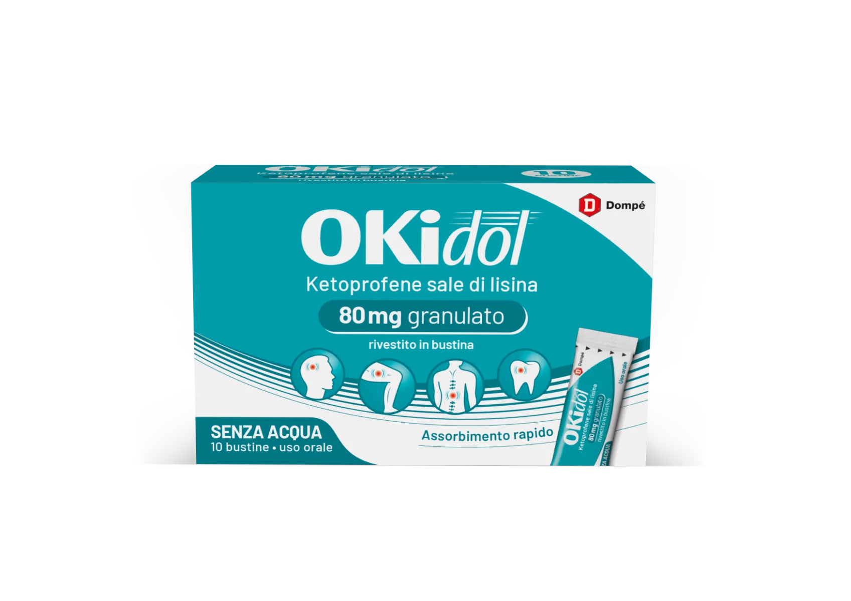 Okidol Orale Granulato 10 Bustine 80 Mg