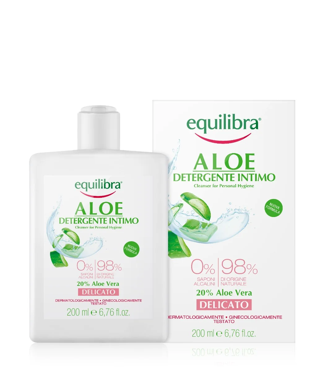 Equilibra Aloe Detergente Intimo Delicato 200 ml Idratante