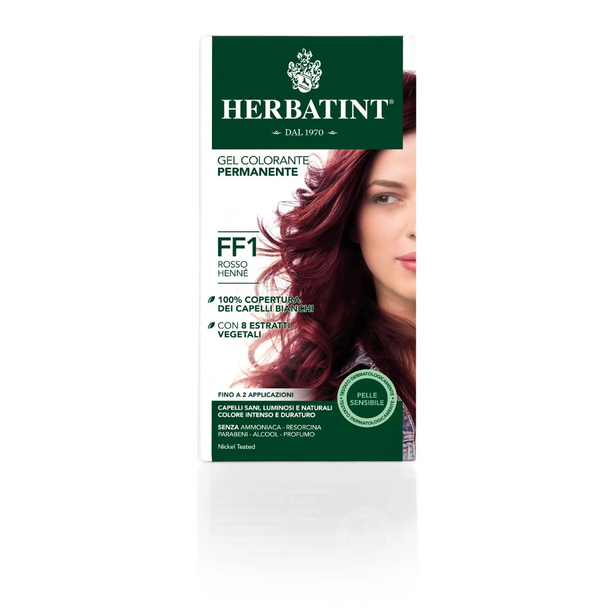 Herbatint Gel Colorante Permanente Flash Rosso Henne FF1 150 ml