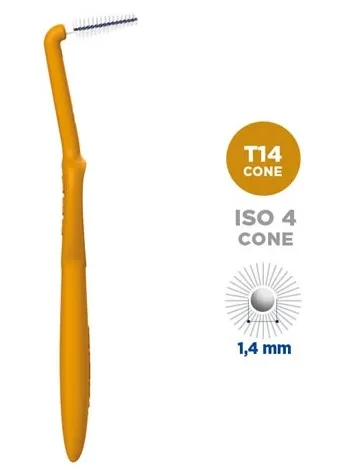Curasept Proxi Angle Treatment T14 Cone ISO 4 Cone Scovolino Ocra 5 Pezzi