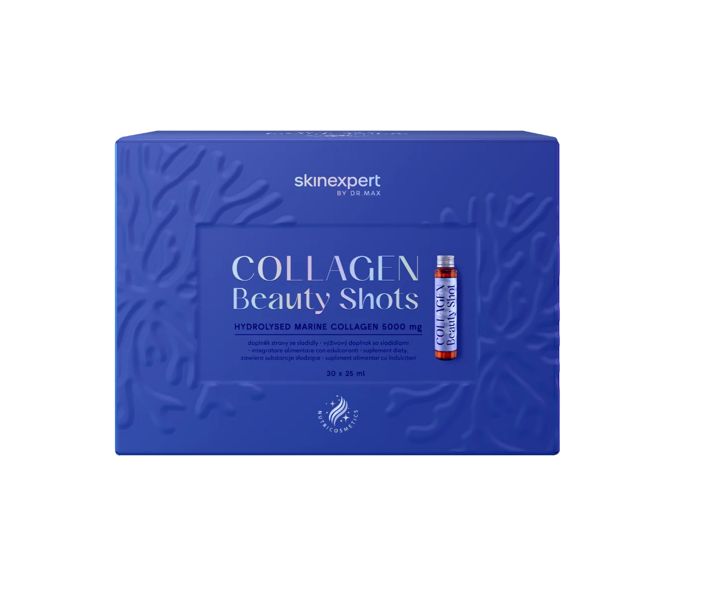 SkinExpert Collagene Beauty Shots 30x25Ml Per il Benessere di Pelle, Capelli e Unghie