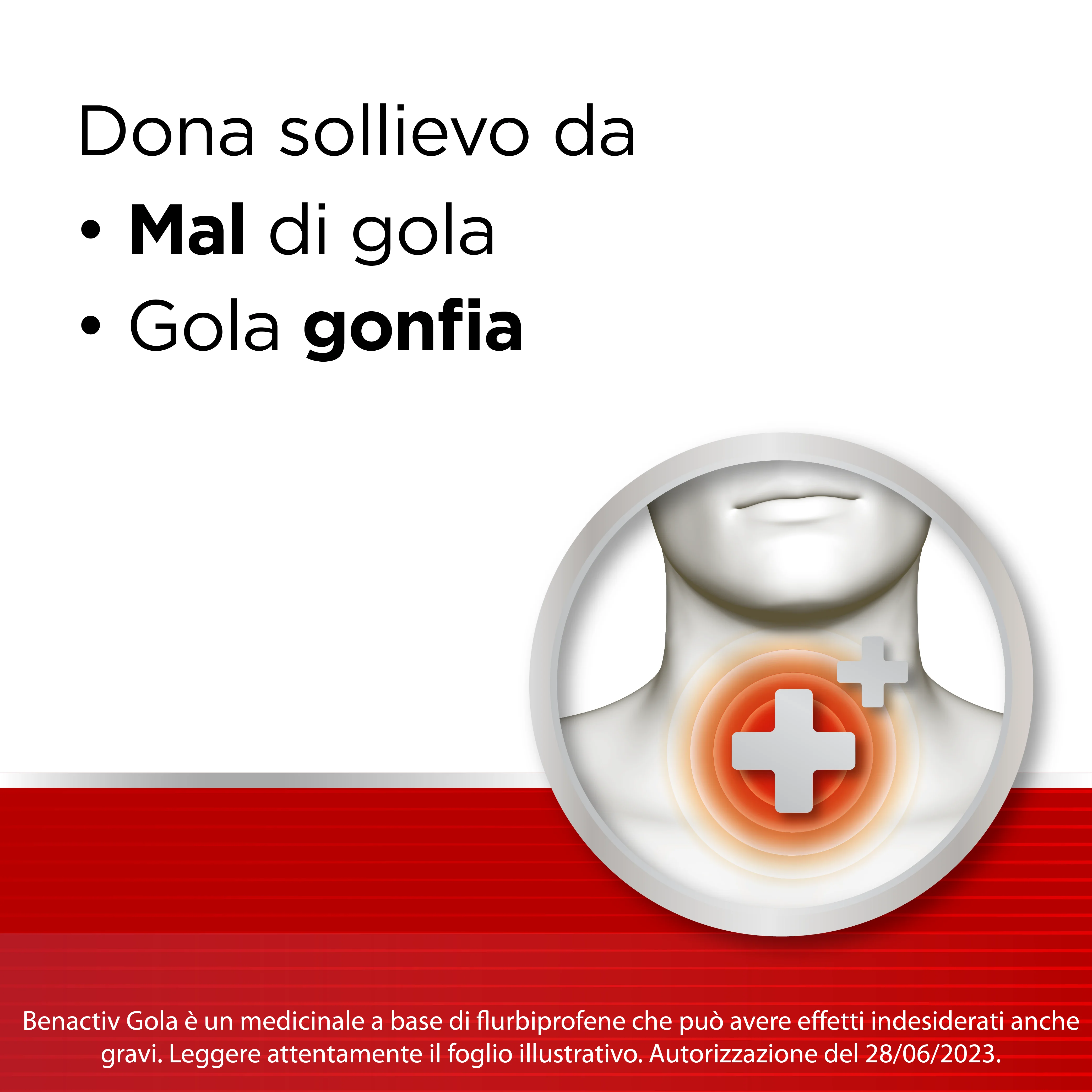 Benactiv Gola Spray Per Mucosa Orale 2,5 mg/ml Flurbiprofene 15 ml Flurbiprofene