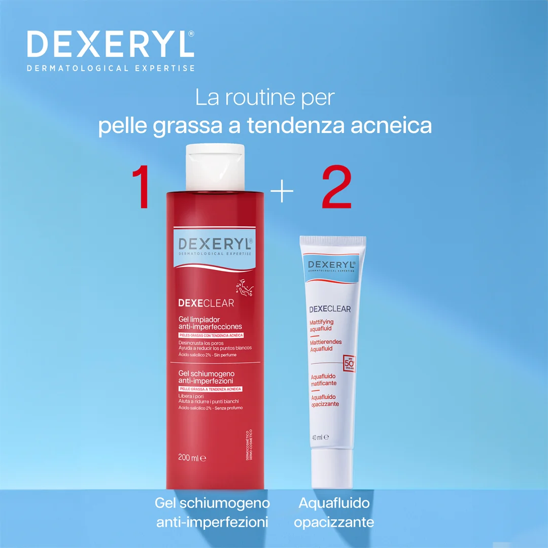 Dexeclear Gel Schiumogeno Anti Imperfezioni 200 Ml Detersione pelle acneica