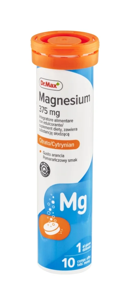 Dr. Max Magnesio Citrato 20 Compressee Effervescenti Contro Stanchezza Fisica e Mentale