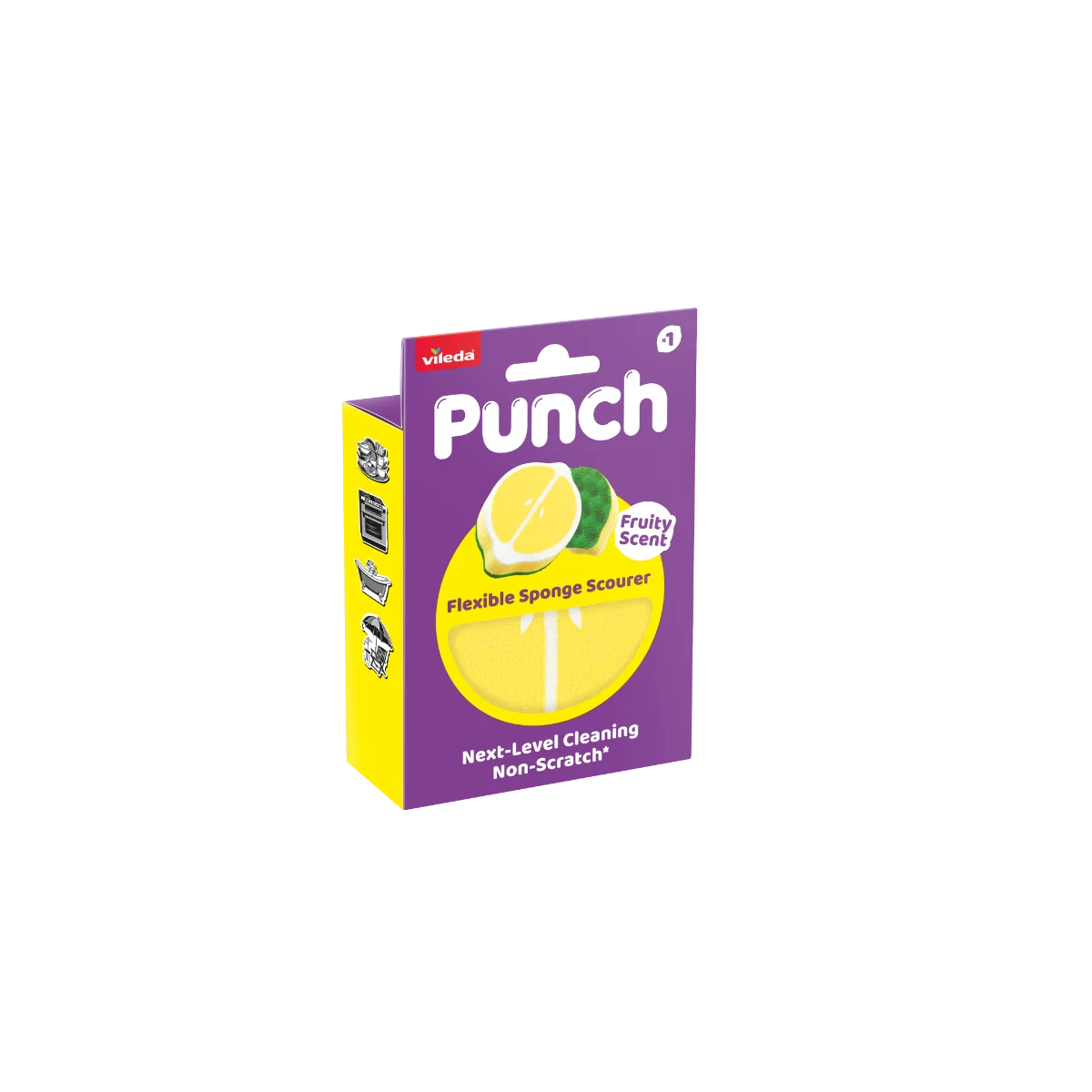 Vileda Spugna Abrasiva Punch Limone