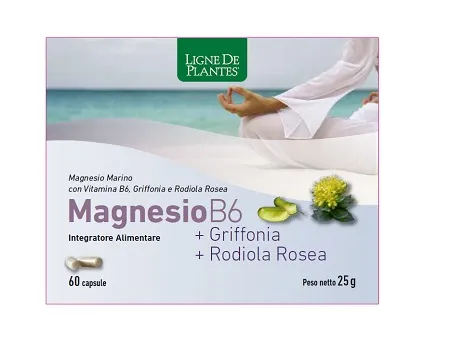 Natura Service Magnesio B6 Griffonia Rodiola Integratore 60 Capsule