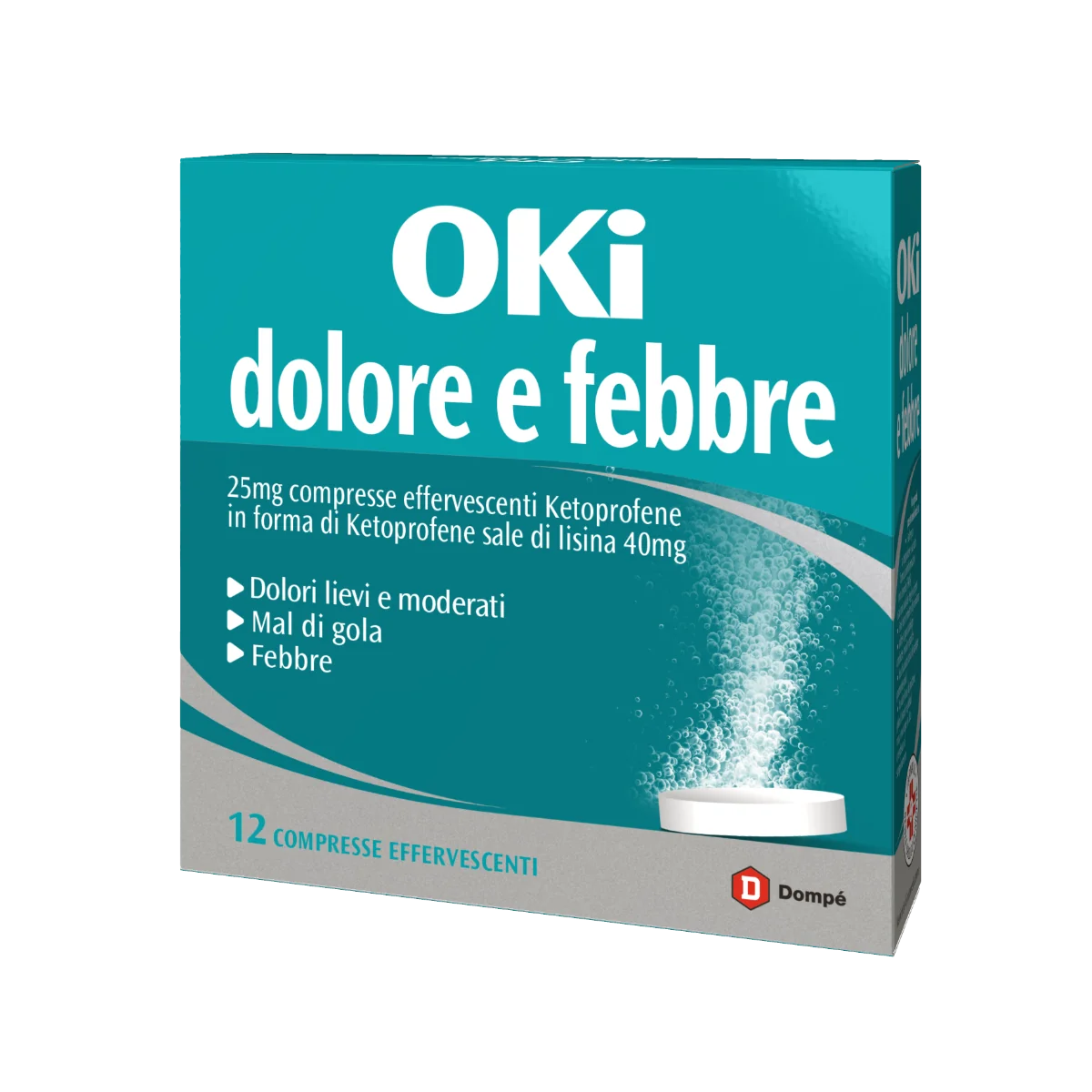 Oki Dolore E Febbre 12 Compresse Effervescenti Febbre e Dolore