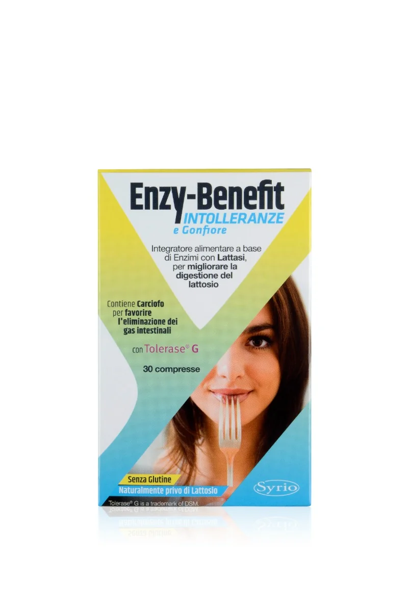 Enzy Benefit Intolleranze 30 Compresse Digestione Lattosio