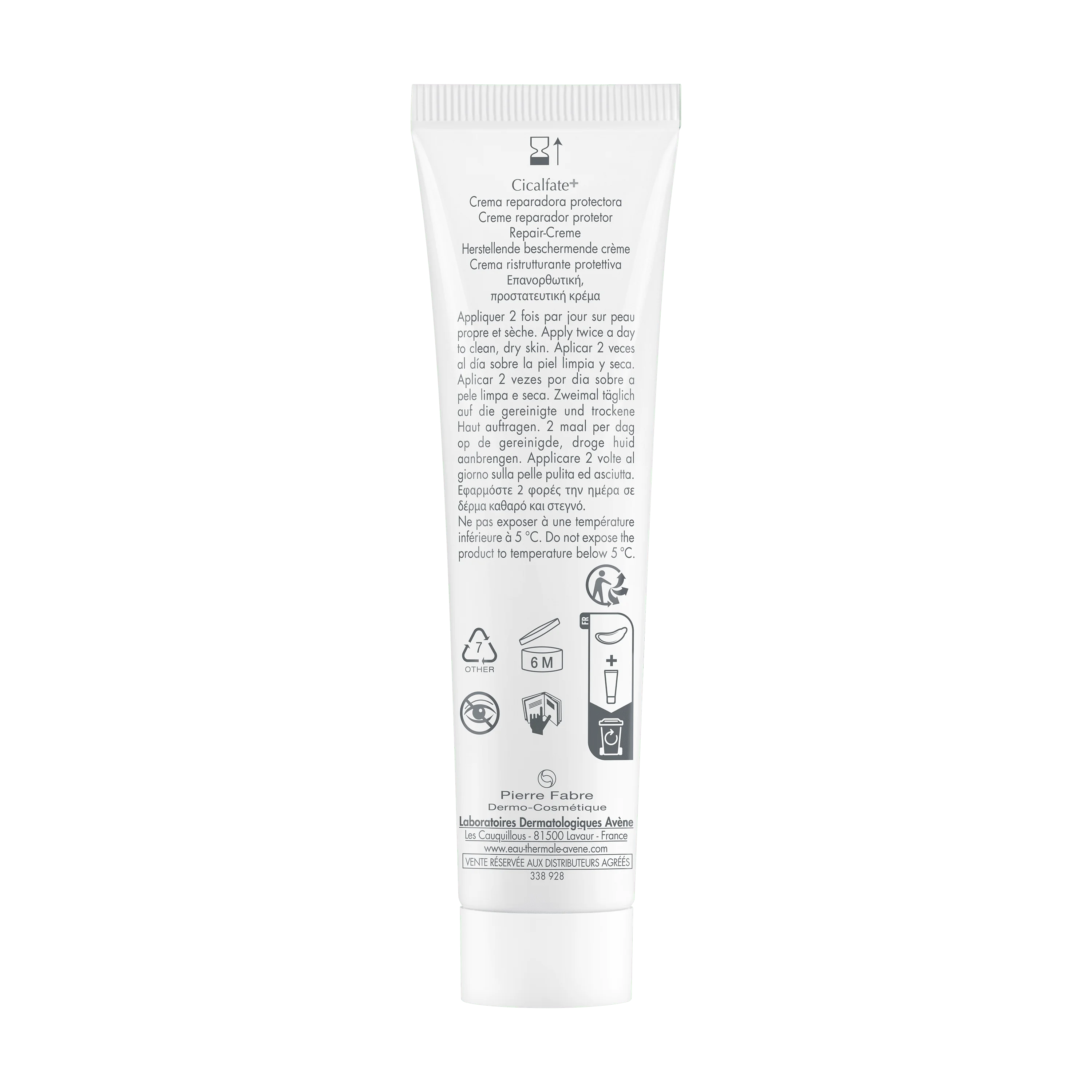 Eau Thermale Avène Cicalfate + Crema Ristrutturante Protettiva 40 ml pelle fragilizzata