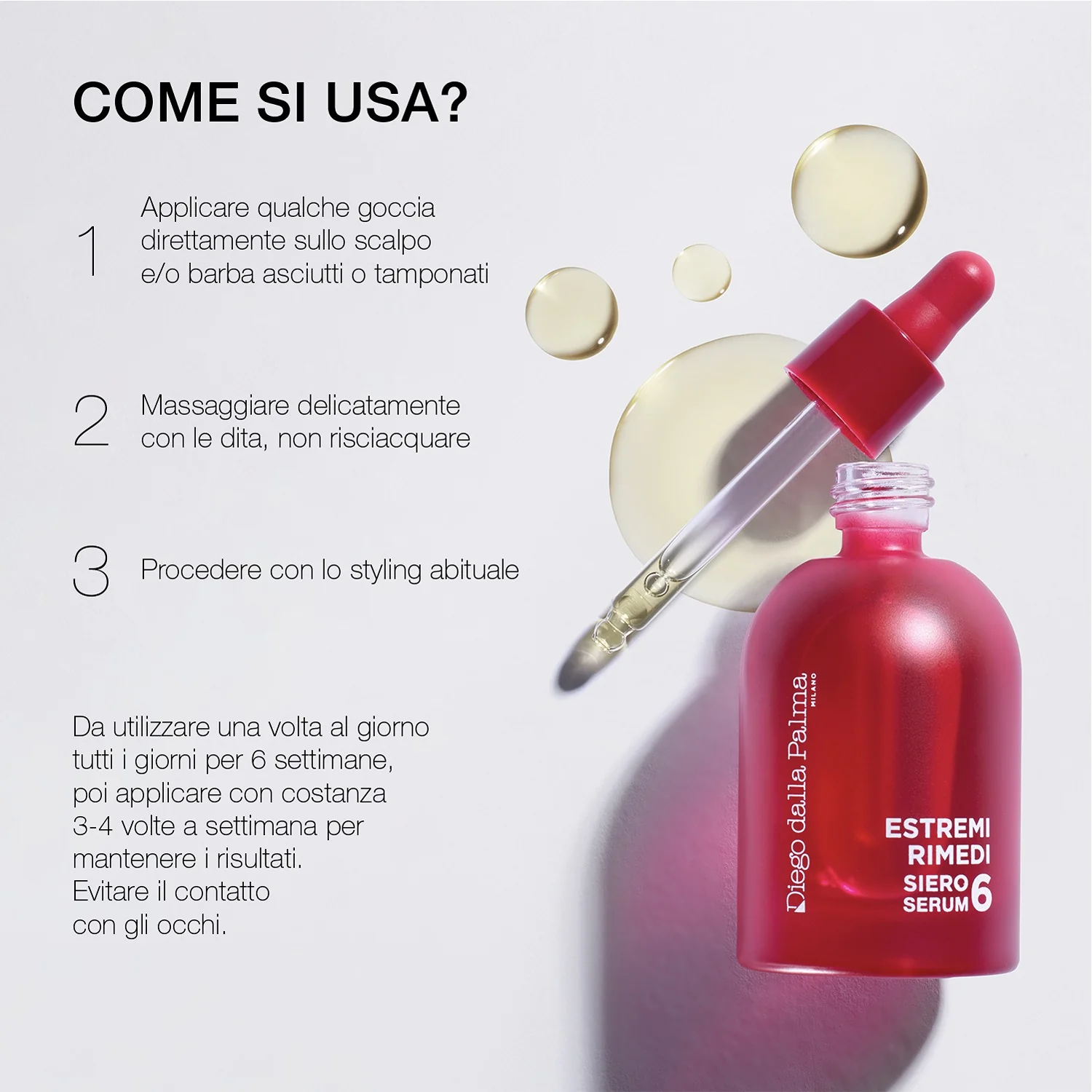Diego Dalla Palma Estremi Rimedi Serum 6 50 ml Rinforza i Capelli