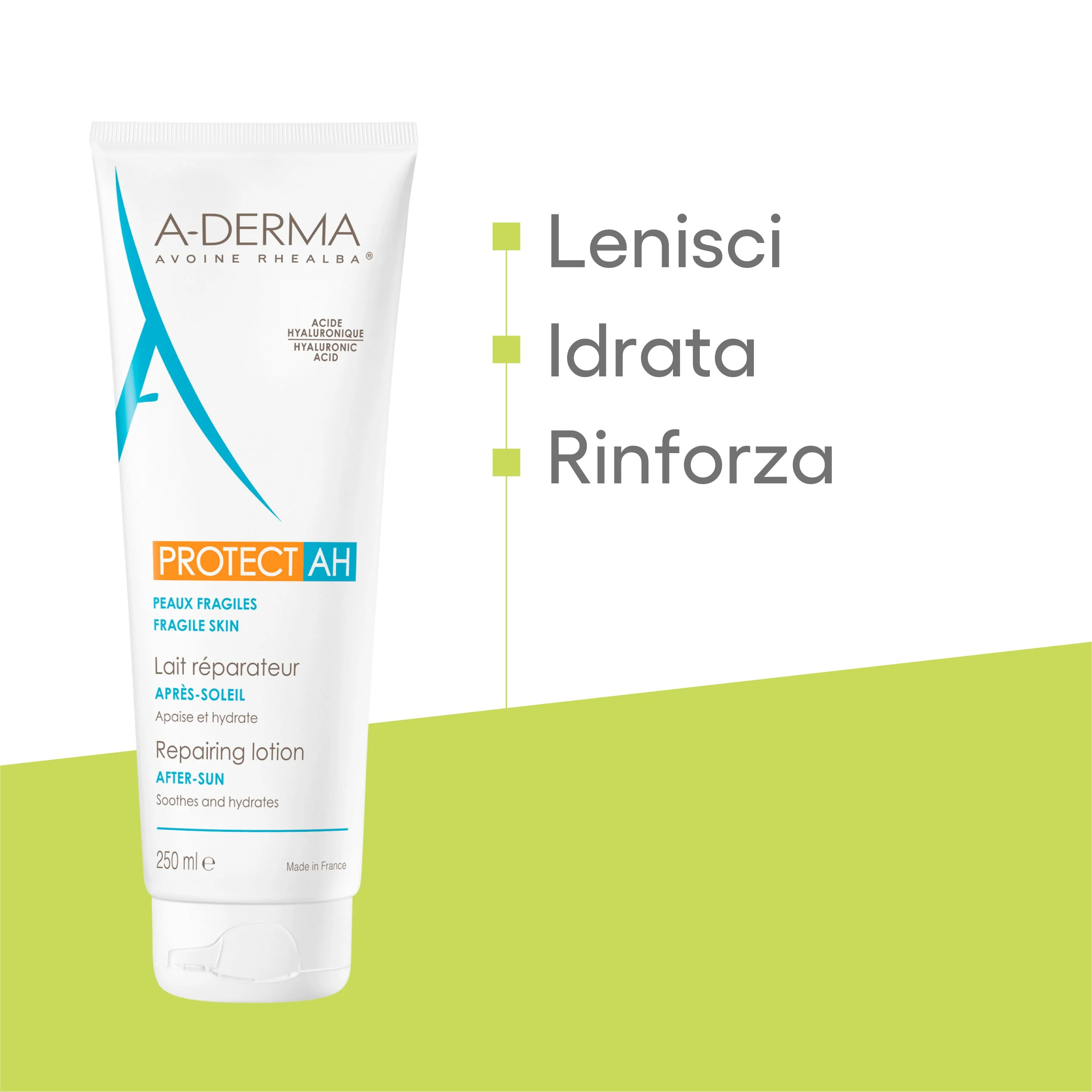 Aderma A-D Protect Ah Latte Reparateur 250 Ml Pelle Fragile