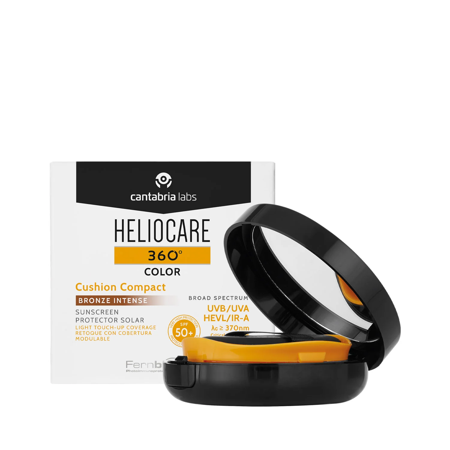 Heliocare SPF50 Cipria Compatta Brown 10 g Indicata Per Pelli Sensibili